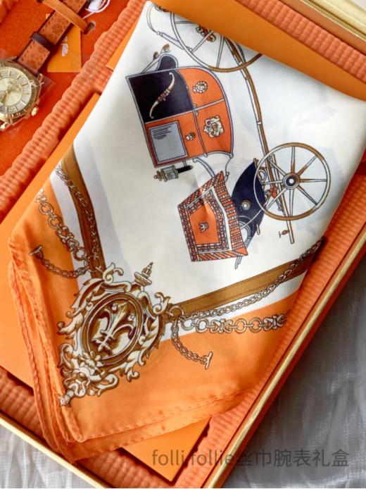 🎁女神礼物B送清单，经典的爱马仕橙❗️❗️❗️古典浪漫希腊品牌💕【Folli Follie丝巾腕表礼盒】何穗、谢婷婷，李现时尚芭莎佩戴❗️正品授权 商品图2