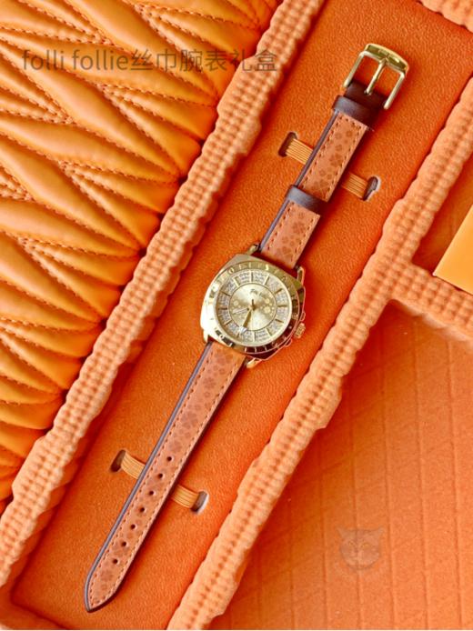 🎁女神礼物B送清单，经典的爱马仕橙❗️❗️❗️古典浪漫希腊品牌💕【Folli Follie丝巾腕表礼盒】何穗、谢婷婷，李现时尚芭莎佩戴❗️正品授权 商品图3
