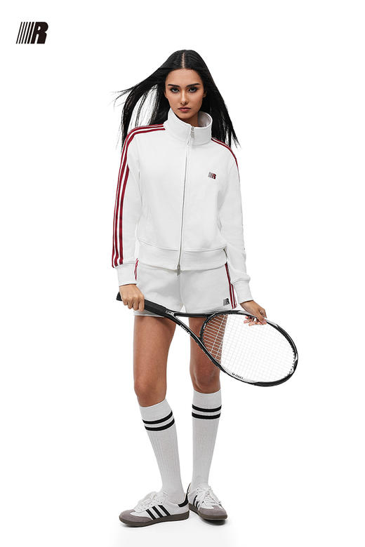 FDR官方店 双拉头修身立领卫衣女秋季辣妹运动织带拉链开衫外套 商品图5