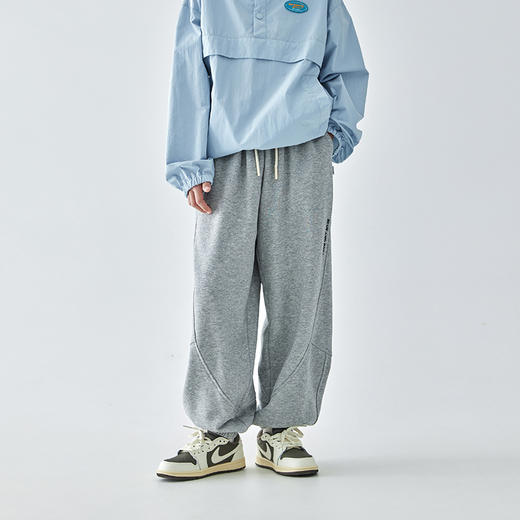 蓝汽水 2025春夏第一波新品束脚口休闲卫裤-856B256011JY 商品图1