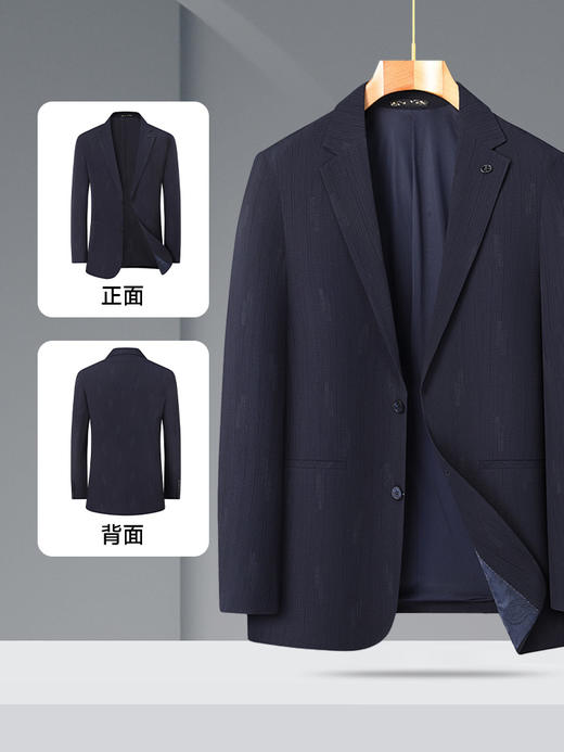 【DDS】大依优型大码新款商务西服外套简约轻奢休闲西装加肥加大上衣男士 商品图1