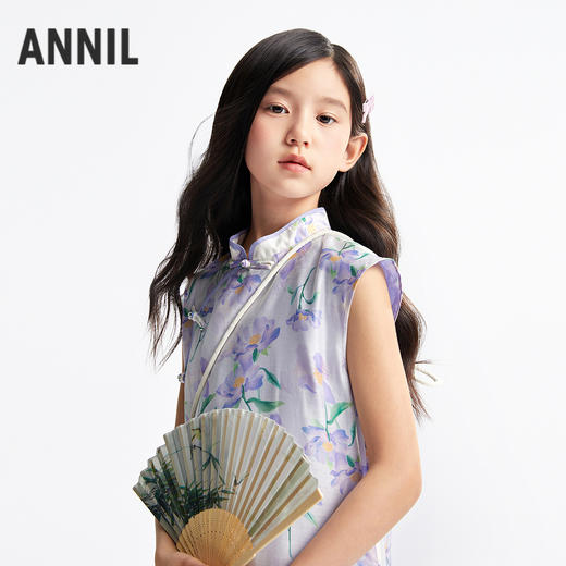 女童连衣裙夏季新款安奈儿童装小程序专享EG523088 商品图2