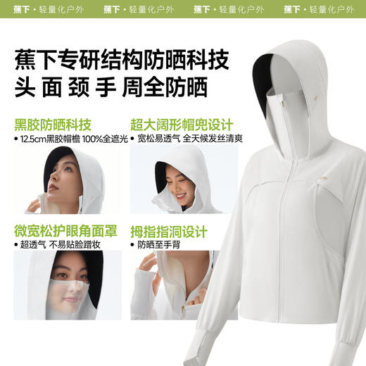【蕉下精选】蕉下女士超透气防晒衣（短款）AS828 商品图4