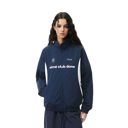 FDR官方店 先锋立领拼接撞色夹克外套男女秋季情侣装运动开衫上衣 商品图1