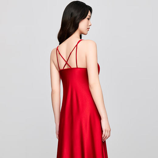 【3F】安莉芳桑蚕丝v领吊带短裙女士家居裙 EL00816 商品图1