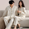 雀说长袖长裤纯棉情侣睡衣春季套装秋天休闲大码可外穿透气家居服AL 商品缩略图9