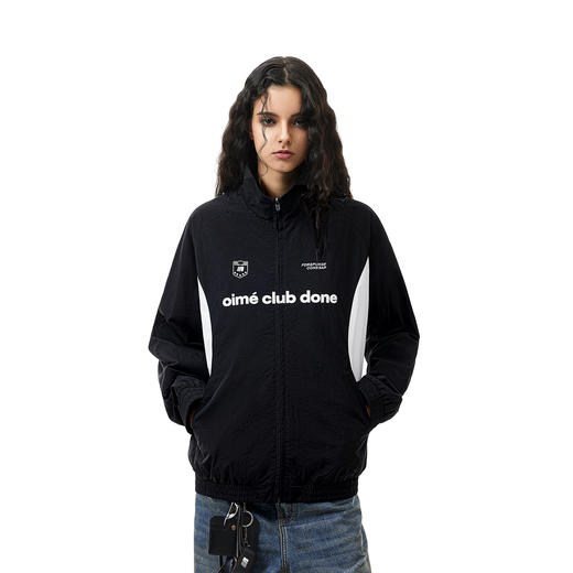 FDR官方店 先锋立领拼接撞色夹克外套男女秋季情侣装运动开衫上衣 商品图0