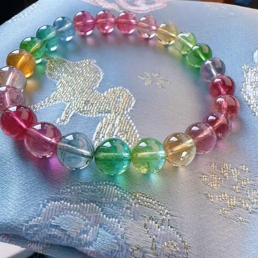 7mm-8mm单圈人鱼碧玺手串 商品图2