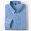 【100棉】罗蒙男士长袖衬衫简约大方时尚通勤职业衬衫百搭条纹舒适男休闲衬衣 商品缩略图2