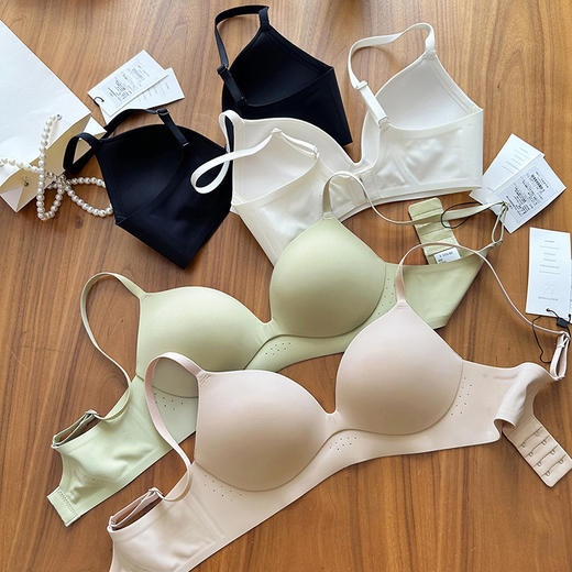 【饱满蜜桃胸】官网569！华歌er同款小胸显大蜜桃杯软支撑无钢圈聚拢文胸罩女性感无痕内衣收副乳美背 商品图4