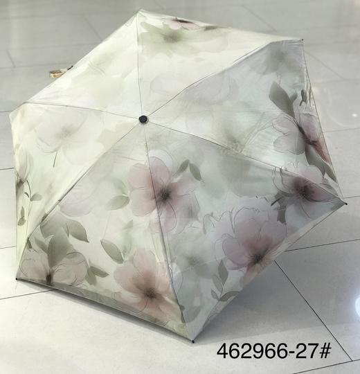 优品堂『墨羽』五折双层超轻肤感软糯布黑胶遮阳伞 商品图5