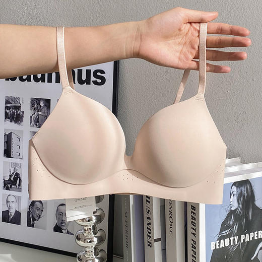 【饱满蜜桃胸】官网569！华歌er同款小胸显大蜜桃杯软支撑无钢圈聚拢文胸罩女性感无痕内衣收副乳美背 商品图6