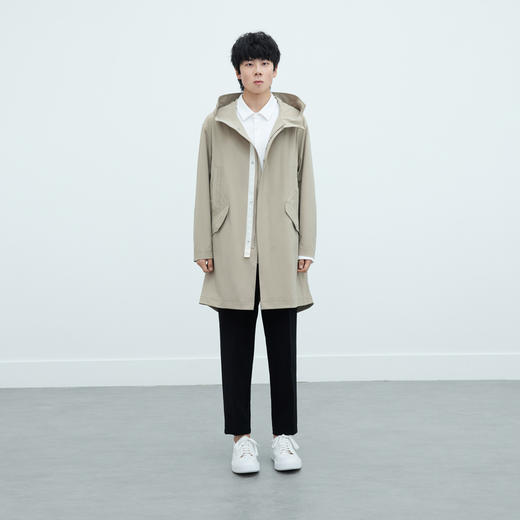 【男装】【商场同款】麦檬春秋中长风衣9F2160051 商品图1