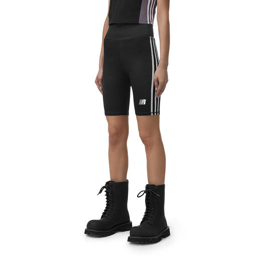 FDR官方店 R字织带运动骑行短裤女夏季跑步健身高腰五分裤瑜伽裤 商品图0