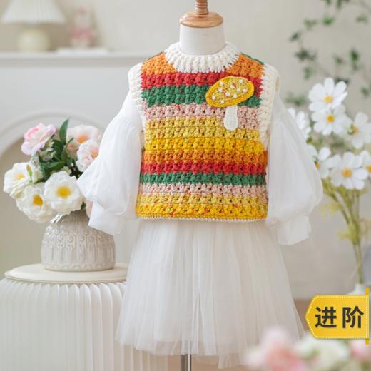 苏苏姐家森语马甲手工diy编织钩针毛线团自制马甲材料包 商品图0