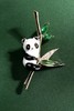 ESTACIA 中国风国宝熊猫竹子造型配饰胸针 21743 商品缩略图1