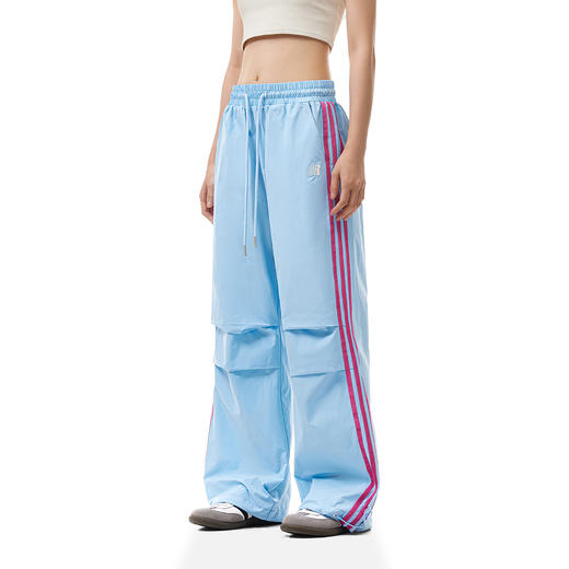 FDR官方店 美式复古织带撞色R字伞兵裤男女春季运动宽松直筒长裤 商品图1