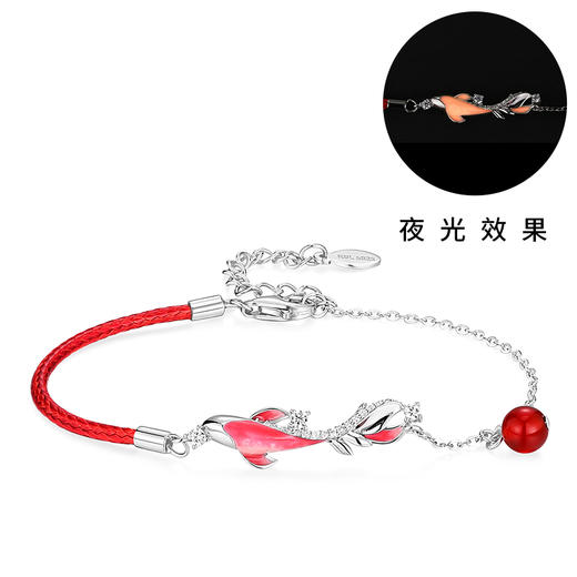 【年年有余|夜光】卡蒂罗/KADER 幸运锦鲤夜光手链  新中式国潮好运时来运转原创设计闺蜜款一对 前程似锦水逆退散 商品图10