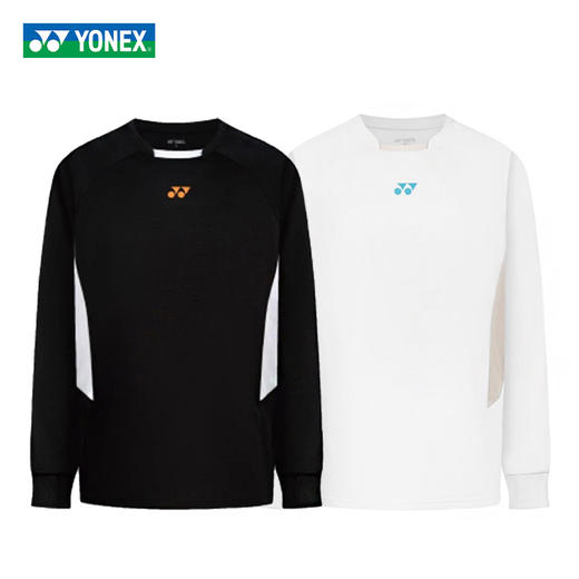 尤尼克斯 男款 运动长袖T恤 115105BCR 商品图0