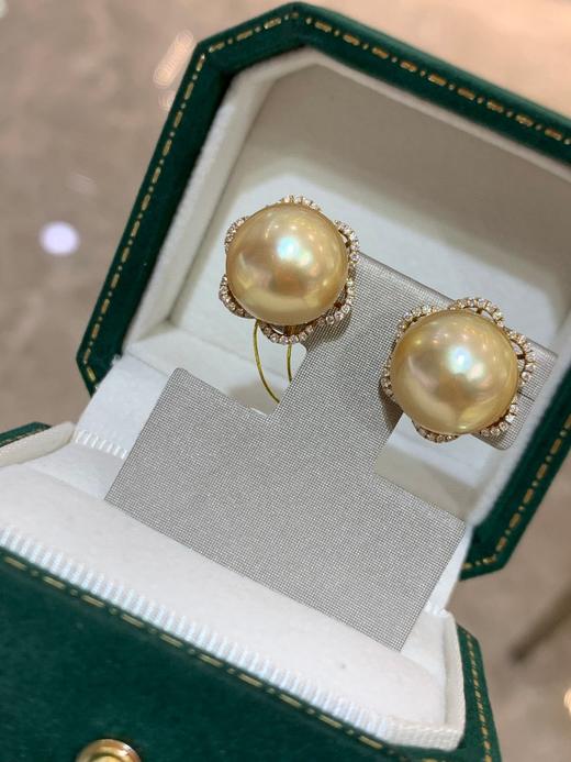 12mm-13mm金珠耳钉 商品图0