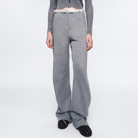 HERLIAN 2025年春季女士撞色腰头拼接运动休闲长裤