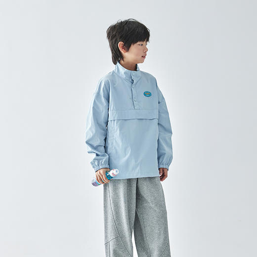 蓝汽水 2025春夏第一波新品半门襟休闲外套-876B256002JY 商品图1