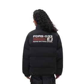 FDR官方店 白鸭绒旗帜印花羽绒服男女秋冬季加厚情侣外套防寒服