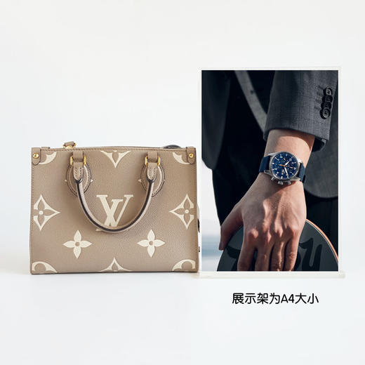 【95新】LV路易威登ONTHEGOM45779小号大象灰全皮款ON THE GO单肩手提包女士现售价：17000！200125AI18 商品图8