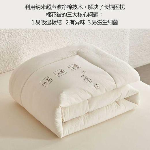 宜居生活阿克苏醇净棉花被1000g 200*230cm 商品图1