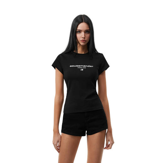 FDR官方店 辣妹字母排版印花短袖女夏季美式运动修身显瘦t恤上衣 商品图3