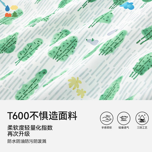 [屁侠推荐]富春江儿童马甲森林棠25春款儿童国风印花小立领百搭马甲40712501 商品图3