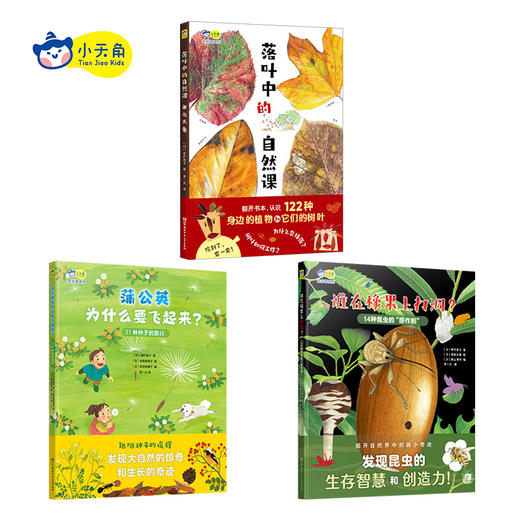 小天角 蒲公英为什么要飞起来？+谁在橡果上打洞？+落叶中的自然课 商品图0