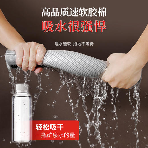 【新品】好媳妇2025新款海绵拖把滚轮挤水地拖胶棉拖布家用免手洗卫生吸水 商品图3