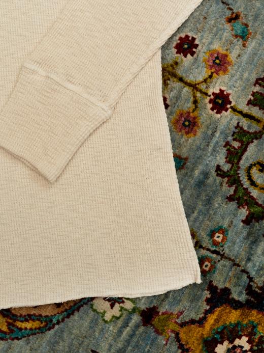 Fortela 米色华夫格长袖T恤 商品图4