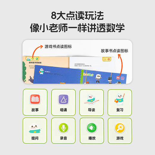 小彼恩出品 森米学数学分级绘本+数学积木玩具套装 全套36册书+配套积木玩教具 点读版EF 商品图3