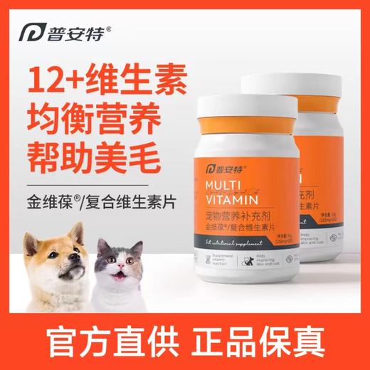 普安特 宠物维生素片 200片/瓶 商品图0