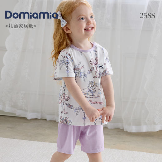 Domiamia宝宝家居服新生儿爬服婴儿衣服春夏款连体衣夏季短袖睡衣 商品图7