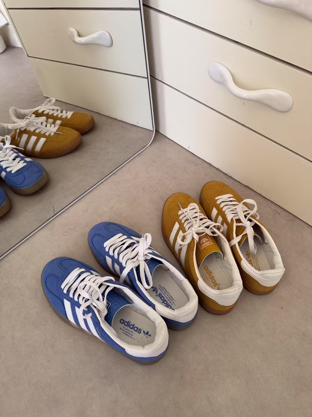 敲软！复古德训鞋女韩版系带平底休闲板鞋运动阿甘鞋