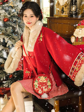 【重回汉唐平安果】原创直领对襟袄短马面套装改良汉服女装秋冬