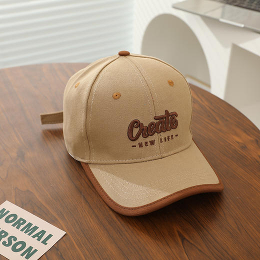 【硬顶设计，时尚洋气，遮阳防晒】刺绣字母儿童棒球帽子 硬顶休闲 遮阳棒球帽 春款洋气时尚棒球帽-QQ 商品图10