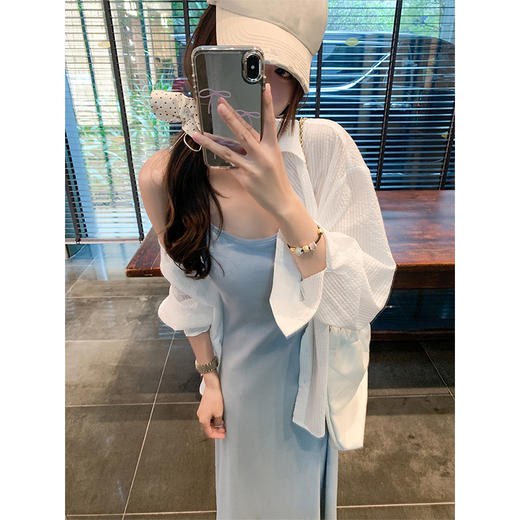 <曾小咸推荐>自带胸垫3色吊带连衣裙 商品图2