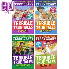 【中商原版】Terrible True Tales 糟糕又真实的故事6册 可怕的历史作者Terry Deary 儿童科普历史读物 英文原版进口图书
