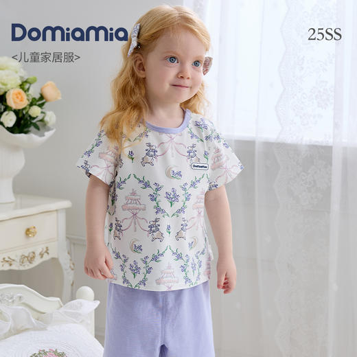 Domiamia宝宝家居服新生儿爬服婴儿衣服春夏款连体衣夏季短袖睡衣 商品图6