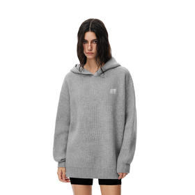 FDR官方店 美式R字连帽毛衣男女秋冬季情侣装宽松套头上衣针织衫