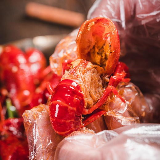 渔人小胖麻辣/蒜蓉洪湖稻香小龙虾4-6钱肉质鲜嫩紧实麻辣劲爽蒜香浓郁700g/盒 商品图5