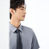 【含桑蚕丝】柒牌男装短袖衬衫2025夏季新款休闲百搭商务方领衬衣128A70980 商品缩略图2