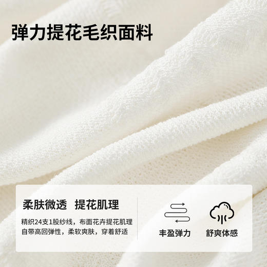 【内购】简约通勤翻领蘑菇扣柔软弹力薄款微透国风短袖毛衣-W51E58629 商品图4