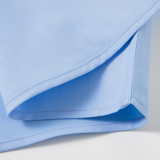 【莱赛尔弹力面料】罗蒙春秋男士经典翻领纯色长袖衬衫舒适百搭通勤上班职业男衬衣 商品图9