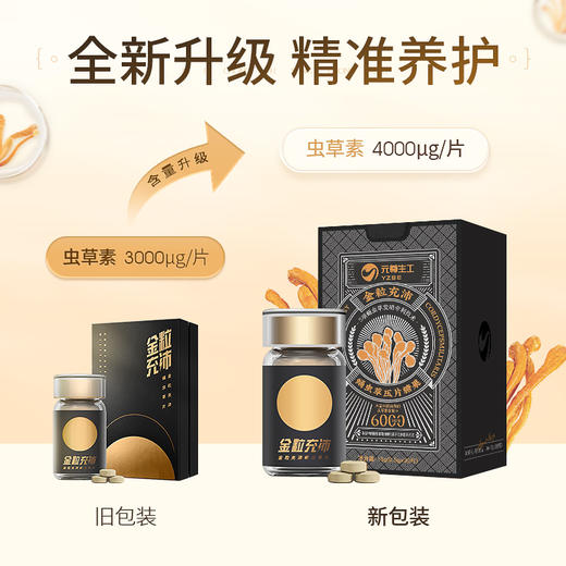 2瓶 【送1瓶4000虫草素】【蛹虫草片】蛹虫草素≥8000ug/g 高含量 入肺入肾呵护健康 商品图3