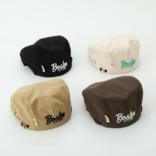 【前进帽设计，童趣洋气】宝宝韩版帽子 春秋季洋气前进帽 男童贝雷帽 可调节儿童鸭舌帽-QQ 商品图2